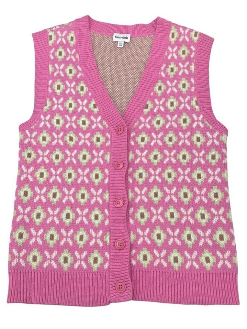 Aritzia Sunday Best Preston Pink Sweater Vest - Picture 2 of 6